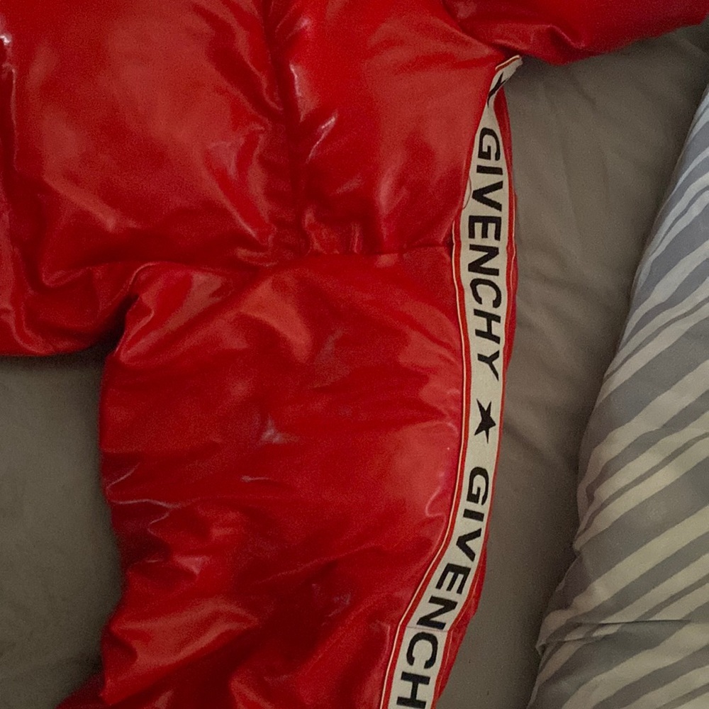 Woman’s custom made Givenchy bubble coat